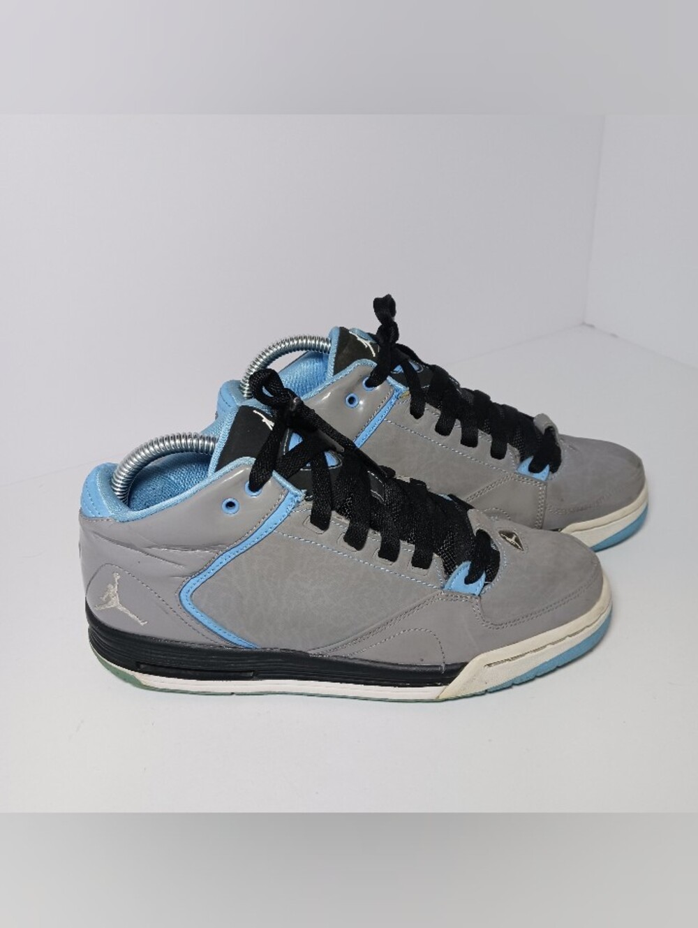 Air Jordan Y3 As You Go Boys Sneakers Size 6Y Cool Grey University Blue 467889